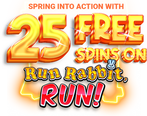 Gomblingo 25 Free Spins on Run Rabbit, Run